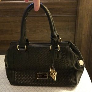 Christian Lacroix, black handbag